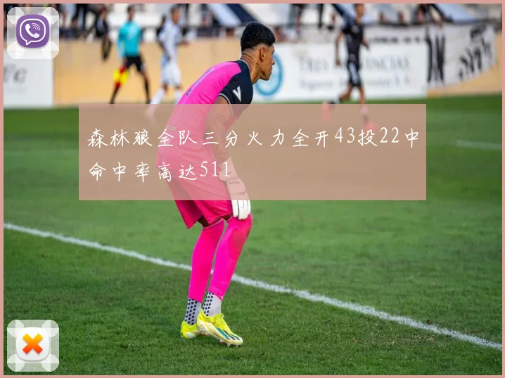 森林狼全队三分火力全开43投22中命中率高达511