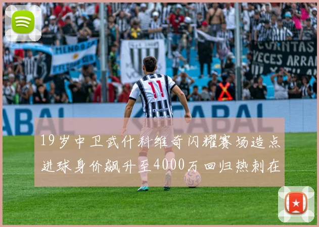 19岁中卫武什科维奇闪耀赛场造点进球身价飙升至4000万回归热刺在即
